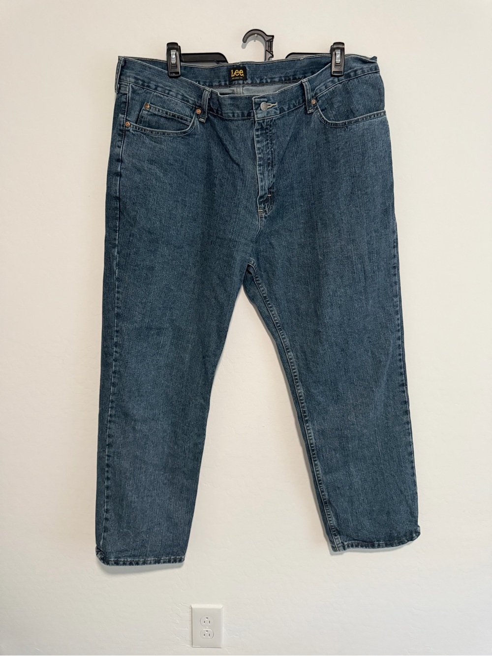 Lee Men’s Dark Blue Relaxed Jeans